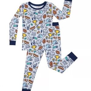 Little Sleepies Game Day Sports Print Pajama Set